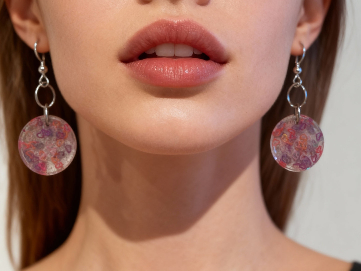 🌸 Pendientes “Brillo de Rosa”