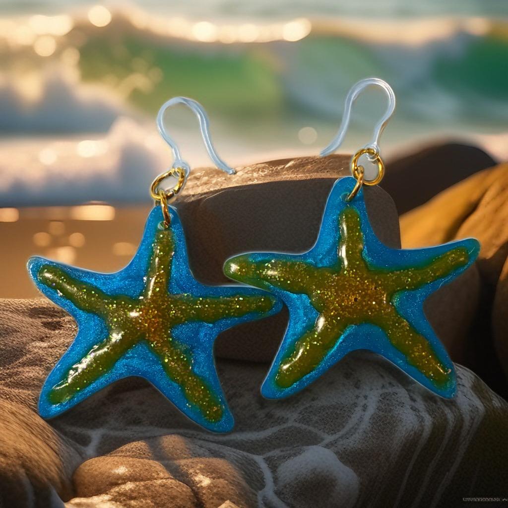 💙 Pendientes “Estrella del Mar”